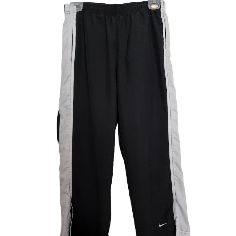 Nike Performance black track white stripe Swoosh Medium